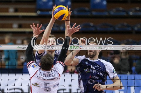  23.12.2017 RZESZOW <br />SIATKOWKA PLUS LIGA 2017/2018 MEN VOLLEYBALL POLAND POLISH PLUSLIGA LEAGUE SEASON 2017/2018 <br />MECZ ASSECO RESOVIA RZESZOW - MKS BEDZIN <br />N/Z JAN KLOBUCAR LUKAS TICHACEK <br /> 