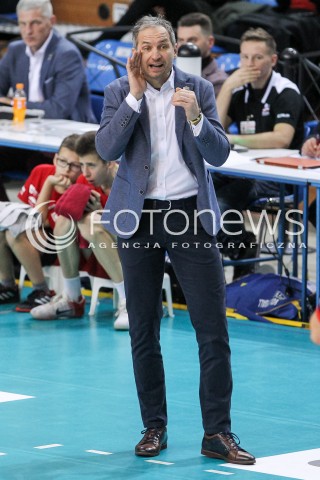  23.12.2017 RZESZOW <br />SIATKOWKA PLUS LIGA 2017/2018 MEN VOLLEYBALL POLAND POLISH PLUSLIGA LEAGUE SEASON 2017/2018 <br />MECZ ASSECO RESOVIA RZESZOW - MKS BEDZIN <br />N/Z ANDRZEJ KOWAL - I TRENER ( HEAD COACH ) SYLWETKA <br /> 