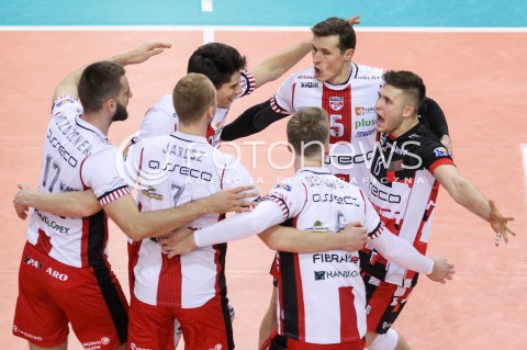  23.12.2017 RZESZOW <br />SIATKOWKA PLUS LIGA 2017/2018 MEN VOLLEYBALL POLAND POLISH PLUSLIGA LEAGUE SEASON 2017/2018 <br />MECZ ASSECO RESOVIA RZESZOW - MKS BEDZIN <br />N/Z LUKAS TICHACEK MATEUSZ MASLOWSKI ALEKSANDER SLIWKA RADOSC EMOCJE <br /> 