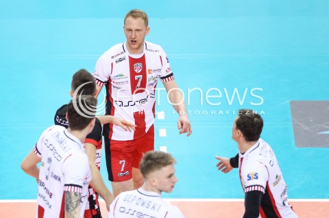  23.12.2017 RZESZOW <br />SIATKOWKA PLUS LIGA 2017/2018 MEN VOLLEYBALL POLAND POLISH PLUSLIGA LEAGUE SEASON 2017/2018 <br />MECZ ASSECO RESOVIA RZESZOW - MKS BEDZIN <br />N/Z JAKUB JAROSZ RADOSC EMOCJE <br /> 