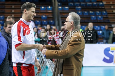  23.12.2017 RZESZOW <br />SIATKOWKA PLUS LIGA 2017/2018 MEN VOLLEYBALL POLAND POLISH PLUSLIGA LEAGUE SEASON 2017/2018 <br />MECZ ASSECO RESOVIA RZESZOW - MKS BEDZIN <br />N/Z ADAM GORAL THIBAULT ROSSARD <br /> 