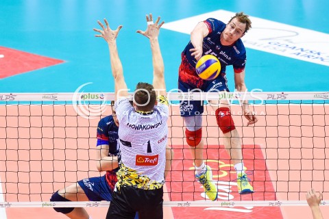  23.12.2017 GDANSK<br />SIATKOWKA - PLUS LIGA SEZON 2017/2018<br />MECZ TREFL GDANSK - ZAKSA KEDZIERZYN KOZLE<br />N/Z PIOTR NOWAKOWSKI SAM DEROO<br /> 