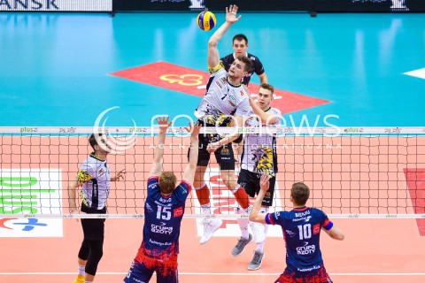  23.12.2017 GDANSK<br />SIATKOWKA - PLUS LIGA SEZON 2017/2018<br />MECZ TREFL GDANSK - ZAKSA KEDZIERZYN KOZLE<br />N/Z SAM DEROO PIOTR NOWAKOWSKI DAMIAN SCHULZ MATEUSZ BIENIEK<br /> 