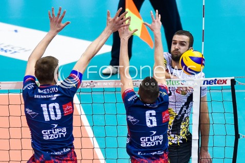  23.12.2017 GDANSK<br />SIATKOWKA - PLUS LIGA SEZON 2017/2018<br />MECZ TREFL GDANSK - ZAKSA KEDZIERZYN KOZLE<br />N/Z MATEUSZ BIENIEK BENJAMIN TONIUTTI MATEUSZ MIKA<br /> 