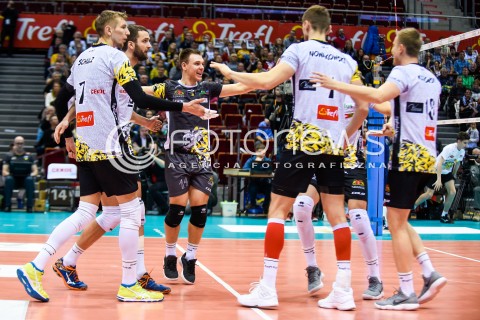  23.12.2017 GDANSK<br />SIATKOWKA - PLUS LIGA SEZON 2017/2018<br />MECZ TREFL GDANSK - ZAKSA KEDZIERZYN KOZLE<br />N/Z DAMIAN SCHULZ MATEUSZ MIKA MACIEJ OLENDEREK PIOTR NOWAKOWSKI<br /> 
