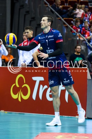  23.12.2017 GDANSK<br />SIATKOWKA - PLUS LIGA SEZON 2017/2018<br />MECZ TREFL GDANSK - ZAKSA KEDZIERZYN KOZLE<br />N/Z RAFAL BUSZEK<br /> 