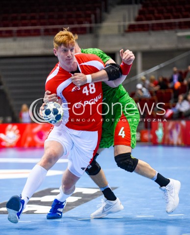  29.12.2017 GDANSK<br />PILKA RECZNA - TURNIEJ MIEDZYNARODOWY 4 NATIONS CUP<br />MECZ POLSKA - BIALORUS<br />N/Z TOMASZ GEBALA ARTSEM KARALEK<br /> 