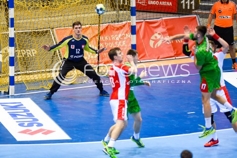  29.12.2017 GDANSK<br />PILKA RECZNA - TURNIEJ MIEDZYNARODOWY 4 NATIONS CUP<br />MECZ POLSKA - BIALORUS<br />N/Z MATEUSZ KORNECKI<br /> 