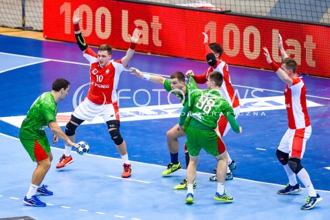  29.12.2017 GDANSK<br />PILKA RECZNA - TURNIEJ MIEDZYNARODOWY 4 NATIONS CUP<br />MECZ POLSKA - BIALORUS<br />N/Z PATRYK WALCZAK<br /> 