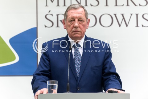  04.01.2018 WARSZAWA<br />KONFERENCJA W MINISTERSTWIE SRODOWISKA DZIALANIA NA RZECZ POPRAWY JAKOSCI POWIETRZA<br />N/Z JAN SZYSZKO<br /> 
