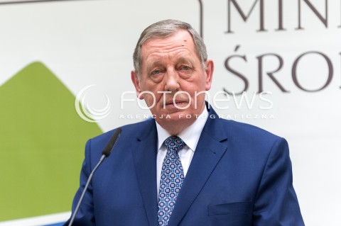  04.01.2018 WARSZAWA<br />KONFERENCJA W MINISTERSTWIE SRODOWISKA DZIALANIA NA RZECZ POPRAWY JAKOSCI POWIETRZA<br />N/Z JAN SZYSZKO<br /> 