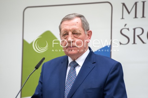  04.01.2018 WARSZAWA<br />KONFERENCJA W MINISTERSTWIE SRODOWISKA DZIALANIA NA RZECZ POPRAWY JAKOSCI POWIETRZA<br />N/Z JAN SZYSZKO<br /> 