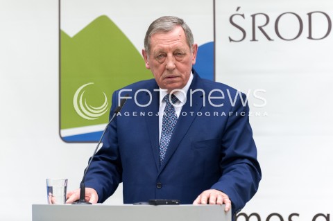  04.01.2018 WARSZAWA<br />KONFERENCJA W MINISTERSTWIE SRODOWISKA DZIALANIA NA RZECZ POPRAWY JAKOSCI POWIETRZA<br />N/Z JAN SZYSZKO<br /> 