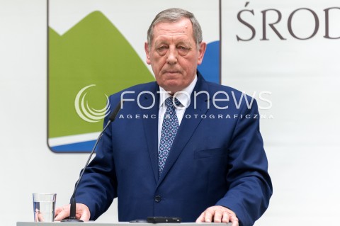  04.01.2018 WARSZAWA<br />KONFERENCJA W MINISTERSTWIE SRODOWISKA DZIALANIA NA RZECZ POPRAWY JAKOSCI POWIETRZA<br />N/Z JAN SZYSZKO<br /> 