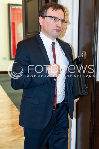  04.01.2018 WARSZAWA <br />POSIEDZENIE RADY MINISTROW <br />N/Z ZBIGNIEW ZIOBRO<br /> 