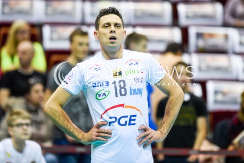  05.01.2018 GDANSK<br />SIATKOWKA - PLUS LIGA SEZON 2017/2018<br />MECZ TREFL GDANSK - PGE SKRA BELCHATOW<br />N/Z ROBERT MILCZAREK<br /> 