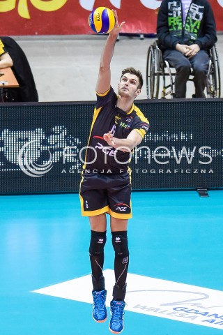  05.01.2018 GDANSK<br />SIATKOWKA - PLUS LIGA SEZON 2017/2018<br />MECZ TREFL GDANSK - PGE SKRA BELCHATOW<br />N/Z KAROL KLOS<br /> 