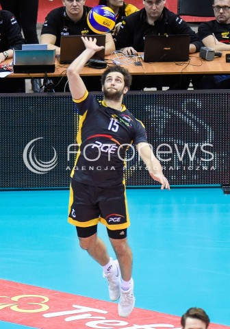  05.01.2018 GDANSK<br />SIATKOWKA - PLUS LIGA SEZON 2017/2018<br />MECZ TREFL GDANSK - PGE SKRA BELCHATOW<br />N/Z GRZEGORZ LOMACZ<br /> 