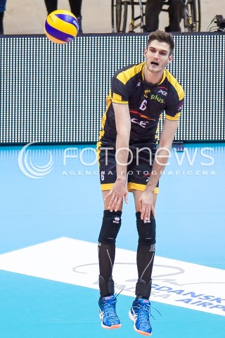  05.01.2018 GDANSK<br />SIATKOWKA - PLUS LIGA SEZON 2017/2018<br />MECZ TREFL GDANSK - PGE SKRA BELCHATOW<br />N/Z KAROL KLOS<br /> 