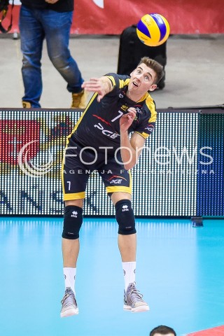  05.01.2018 GDANSK<br />SIATKOWKA - PLUS LIGA SEZON 2017/2018<br />MECZ TREFL GDANSK - PGE SKRA BELCHATOW<br />N/Z BARTLOMIEJ BEDNORZ<br /> 
