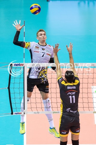  05.01.2018 GDANSK<br />SIATKOWKA - PLUS LIGA SEZON 2017/2018<br />MECZ TREFL GDANSK - PGE SKRA BELCHATOW<br />N/Z DAMIAN SCHULZ<br /> 