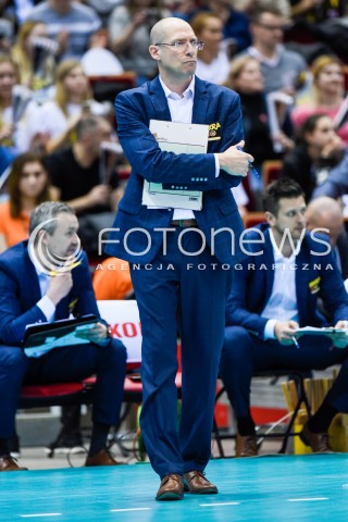  05.01.2018 GDANSK<br />SIATKOWKA - PLUS LIGA SEZON 2017/2018<br />MECZ TREFL GDANSK - PGE SKRA BELCHATOW<br />N/Z ROBERTO PIAZZA<br /> 