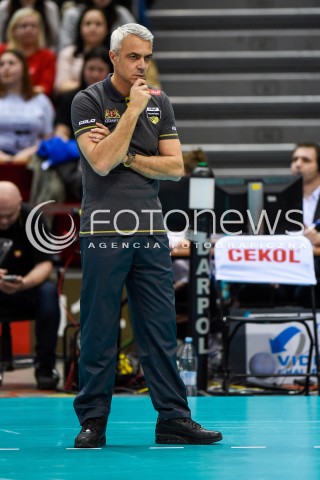  05.01.2018 GDANSK<br />SIATKOWKA - PLUS LIGA SEZON 2017/2018<br />MECZ TREFL GDANSK - PGE SKRA BELCHATOW<br />N/Z ANDREA ANASTASI<br /> 