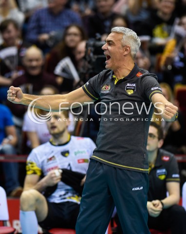  05.01.2018 GDANSK<br />SIATKOWKA - PLUS LIGA SEZON 2017/2018<br />MECZ TREFL GDANSK - PGE SKRA BELCHATOW<br />N/Z ANDREA ANASTASI<br /> 