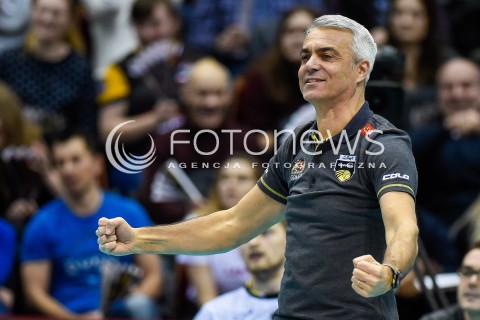  05.01.2018 GDANSK<br />SIATKOWKA - PLUS LIGA SEZON 2017/2018<br />MECZ TREFL GDANSK - PGE SKRA BELCHATOW<br />N/Z ANDREA ANASTASI<br /> 