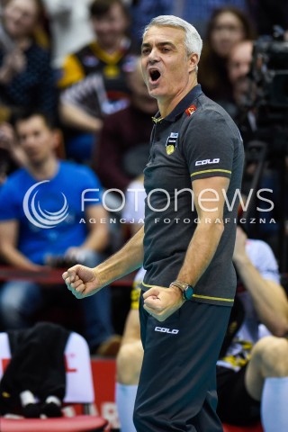  05.01.2018 GDANSK<br />SIATKOWKA - PLUS LIGA SEZON 2017/2018<br />MECZ TREFL GDANSK - PGE SKRA BELCHATOW<br />N/Z ANDREA ANASTASI<br /> 