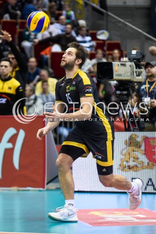  05.01.2018 GDANSK<br />SIATKOWKA - PLUS LIGA SEZON 2017/2018<br />MECZ TREFL GDANSK - PGE SKRA BELCHATOW<br />N/Z MATEUSZ MIKA<br /> 