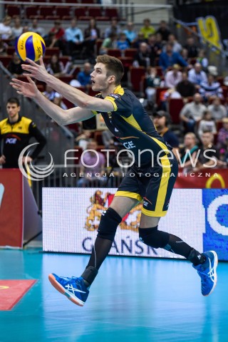  05.01.2018 GDANSK<br />SIATKOWKA - PLUS LIGA SEZON 2017/2018<br />MECZ TREFL GDANSK - PGE SKRA BELCHATOW<br />N/Z KAROL KLOS<br /> 