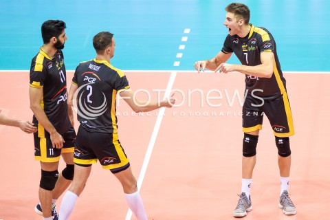  05.01.2018 GDANSK<br />SIATKOWKA - PLUS LIGA SEZON 2017/2018<br />MECZ TREFL GDANSK - PGE SKRA BELCHATOW<br />N/Z MILAD EBADIPOUR MARIUSZ WLAZLY BARTLOMIEJ BEDNORZ<br /> 