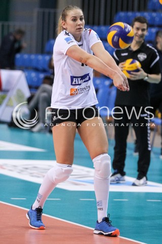  06.01.2018 RZESZOW <br />SIATKOWKA LIGA SIATKOWKI KOBIET LSK 2017/2018 WOMEN VOLLEYBALL POLAND POLISH LEAGUE <br />MECZ DEVELOPRES SKYRES RZESZOW - POLSKI CUKIER MUSZYNIANKA MUSZYNA <br />N/Z ADELA HELIC SYLWETKA <br /> 
