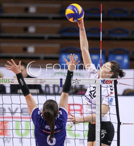  06.01.2018 RZESZOW <br />SIATKOWKA LIGA SIATKOWKI KOBIET LSK 2017/2018 WOMEN VOLLEYBALL POLAND POLISH LEAGUE <br />MECZ DEVELOPRES SKYRES RZESZOW - POLSKI CUKIER MUSZYNIANKA MUSZYNA <br />N/Z JELENA BLAGOJEVIC <br /> 