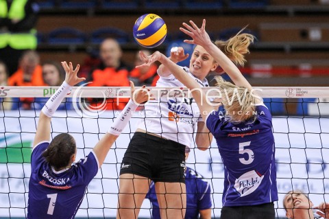  06.01.2018 RZESZOW <br />SIATKOWKA LIGA SIATKOWKI KOBIET LSK 2017/2018 WOMEN VOLLEYBALL POLAND POLISH LEAGUE <br />MECZ DEVELOPRES SKYRES RZESZOW - POLSKI CUKIER MUSZYNIANKA MUSZYNA <br />N/Z MONIKA PTAK <br /> 