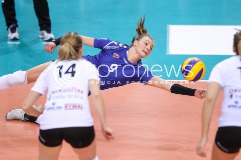  06.01.2018 RZESZOW <br />SIATKOWKA LIGA SIATKOWKI KOBIET LSK 2017/2018 WOMEN VOLLEYBALL POLAND POLISH LEAGUE <br />MECZ DEVELOPRES SKYRES RZESZOW - POLSKI CUKIER MUSZYNIANKA MUSZYNA <br />N/Z AGATA SAWICKA <br /> 