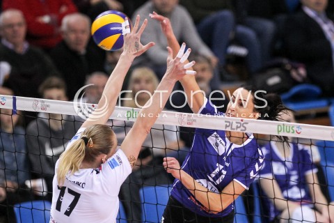  06.01.2018 RZESZOW <br />SIATKOWKA LIGA SIATKOWKI KOBIET LSK 2017/2018 WOMEN VOLLEYBALL POLAND POLISH LEAGUE <br />MECZ DEVELOPRES SKYRES RZESZOW - POLSKI CUKIER MUSZYNIANKA MUSZYNA <br />N/Z MALGORZATA LIS <br /> 