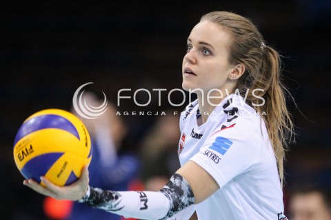  06.01.2018 RZESZOW <br />SIATKOWKA LIGA SIATKOWKI KOBIET LSK 2017/2018 WOMEN VOLLEYBALL POLAND POLISH LEAGUE <br />MECZ DEVELOPRES SKYRES RZESZOW - POLSKI CUKIER MUSZYNIANKA MUSZYNA <br />N/Z NATALIA GAJEWSKA SYLWETKA <br /> 