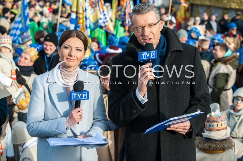  06.01.2018 WARSZAWA<br />ORSZAK TRZECH KROLI<br />N/Z AGATA KONARSKA GRZEGORZ MISTAL<br /> 