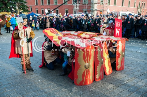  06.01.2018 WARSZAWA<br />ORSZAK TRZECH KROLI<br />N/Z DZIECI PRZERBANE ZA RZYMIAN<br /> 