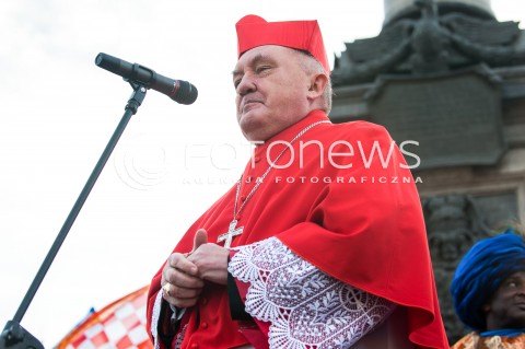  06.01.2018 WARSZAWA<br />ORSZAK TRZECH KROLI<br />N/Z METROPOLITA WARSZAWSKI KARDYNAL KAZIMIERZ NYCZ<br /> 