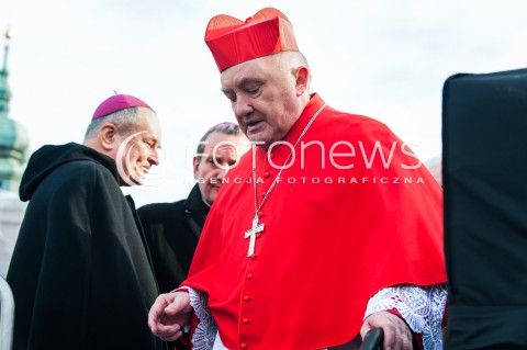  06.01.2018 WARSZAWA<br />ORSZAK TRZECH KROLI<br />N/Z METROPOLITA WARSZAWSKI KARDYNAL KAZIMIERZ NYCZ<br /> 