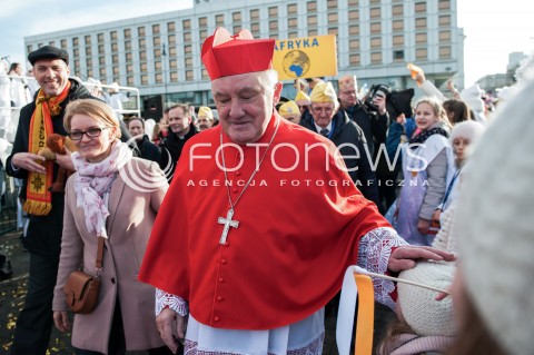  06.01.2018 WARSZAWA<br />ORSZAK TRZECH KROLI<br />N/Z METROPOLITA WARSZAWSKI KARDYNAL KAZIMIERZ NYCZ<br /> 