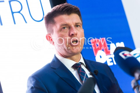  08.01.2018 WARSZAWA<br />KONFERENCJA RYSZARDA PETRU PODCZAS KTOREJ POINFORMOWAL O ZALOZENIU NOWEGO STOWARZYSZENIA PLAN PETRU<br />N/Z RYSZARD PETRU<br /> 
