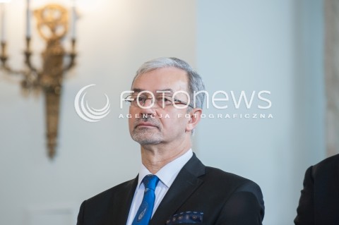  09.01.2018 WARSZAWA <br />ZAPRZYSIEZENIE NOWYCH CZLONKOW RADY MINISTROW PRZEZ PREZYDENTA RP <br />N/Z JERZY KWIECINSKI ( MINISTER INWESTYCJI I ROZWOJU ) <br /> 