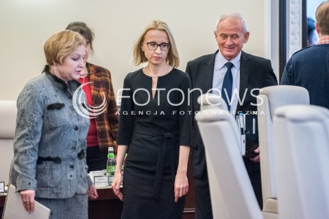  09.01.2018 WARSZAWA<br />POSIEDZENIE RADY MINISTROW<br />N/Z TERESA CZERWINSKA KRZYSZTOF TCHORZEWSKI<br /> 