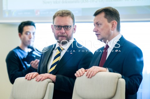  09.01.2018 WARSZAWA<br />POSIEDZENIE RADY MINISTROW<br />N/Z MARIUSZ BLASZCZAK LUKASZ SZUMOWSKI<br /> 