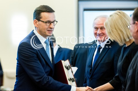  09.01.2018 WARSZAWA<br />POSIEDZENIE RADY MINISTROW<br />N/Z MATEUSZ MORAWIECKI TERESA CZERWINSKA KRZYSZTOF TCHORZEWSKI<br /> 