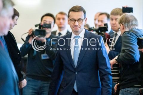 09.01.2018 WARSZAWA<br />POSIEDZENIE RADY MINISTROW<br />N/Z MATEUSZ MORAWIECKI<br /> 